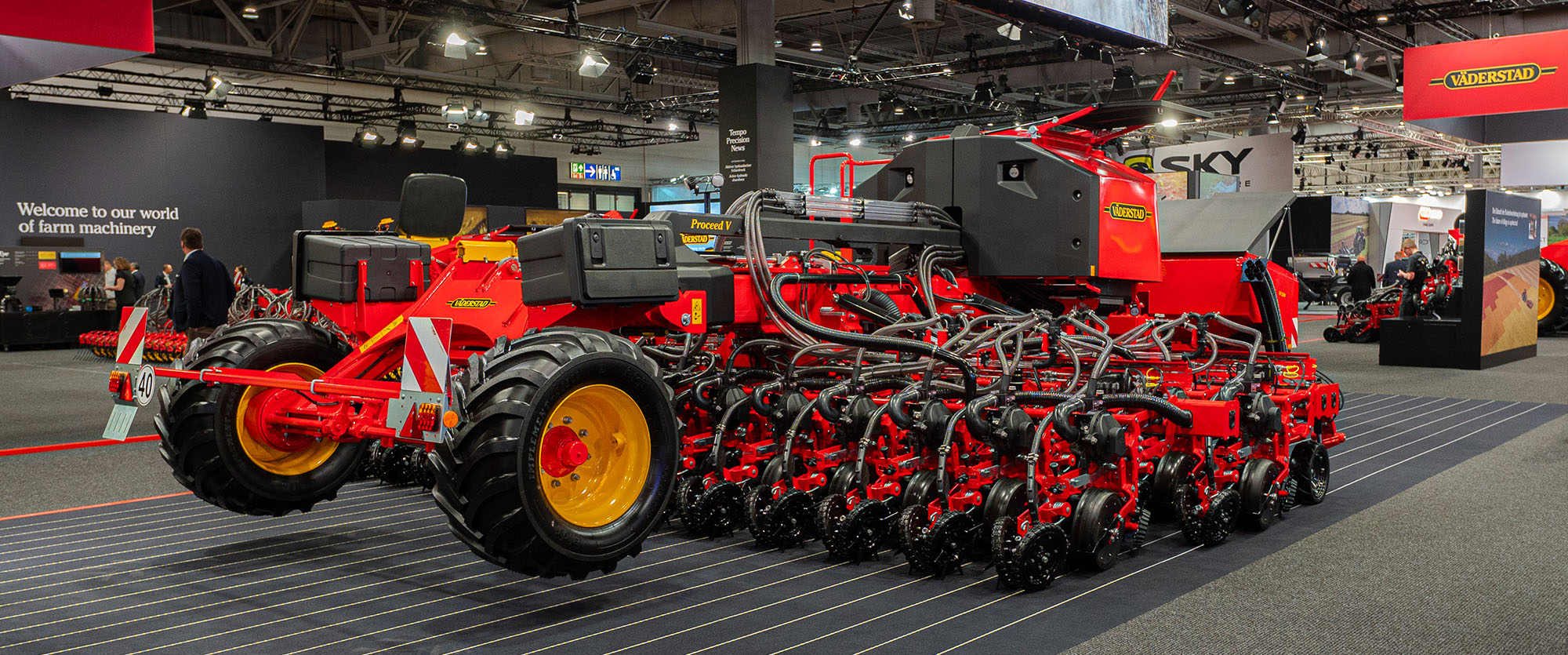Photo from Väderstads stand at Agritechnica