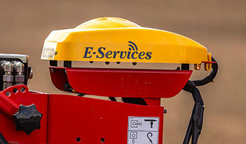 E-services written on a Väderstad machine