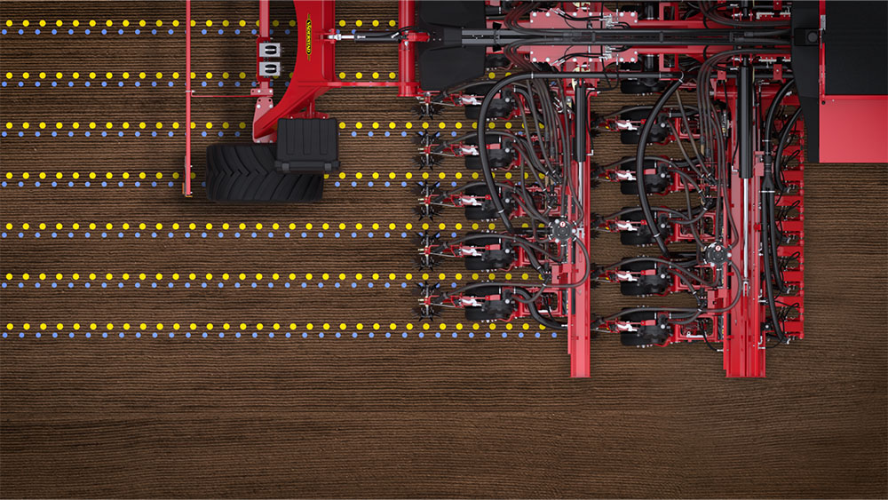Proceed V 24 with side-band fertiliser placement