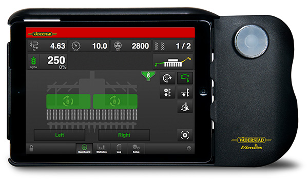 Top modern control system with E-Control
