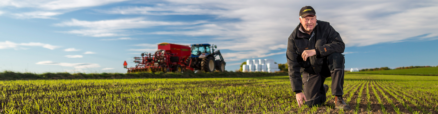 Man in field with Spirit emergence