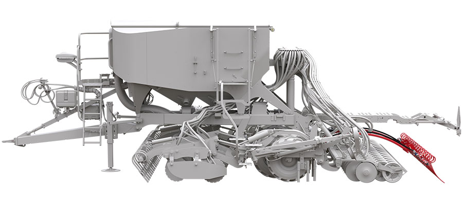 Väderstad Spirit 400C/S working zones