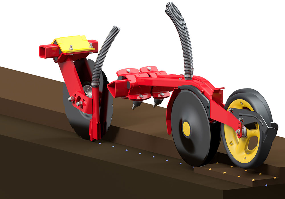 The fertilizer placement of the Nordic version