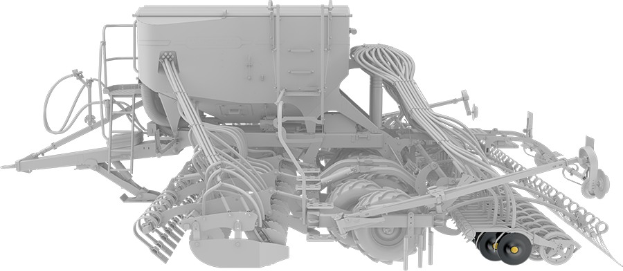 Väderstad Spirit 600-900C working zones