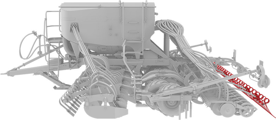 Väderstad Spirit 600-900C working zones