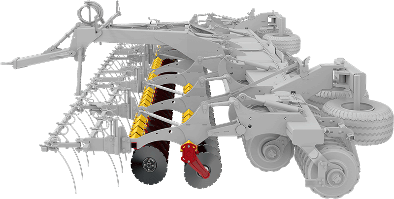 Carrier 925-1225 working zones