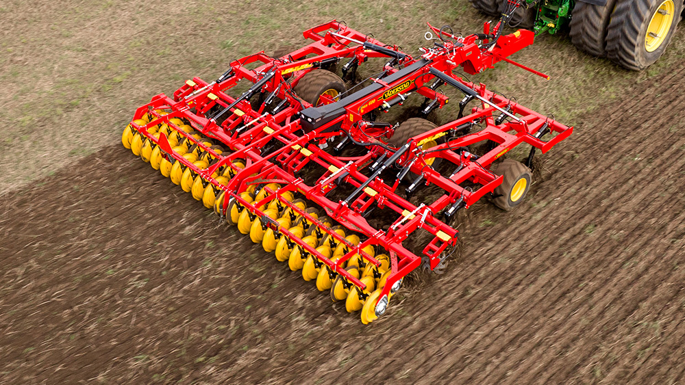 Väderstad Opus Heavy-duty frame construction